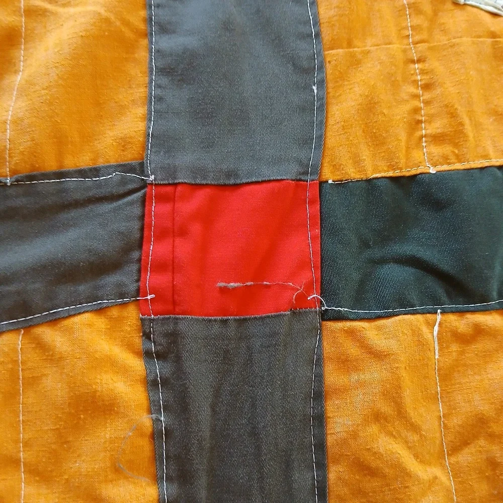 Vtg Sunbonnet Sue Dutch Bonnet Girls Quilt 92x77